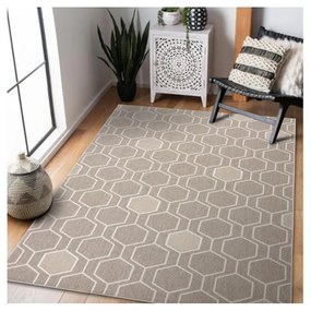 Kusový koberec Hexa béžový 80x150cm