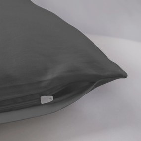 SATÉNOVÁ DEKORAČNÁ OBLIEČKA NA VAKÚŠ SATYNLOVE 40X60 CM SIVÁ