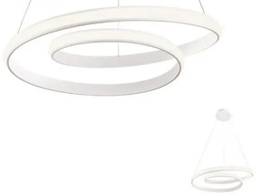 Redo 01-1888 - LED stmievateľný luster na lankách TORSION LED/29W/230V pr. 55 cm biela