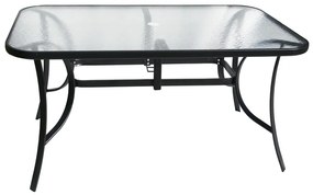 Záhradný stôl XT1012T | priehľadné sklo ZWT-150