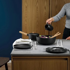 Eva Solo Plytký tanier 25cm Nordic Kitchen čierny