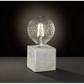 WOFI 8213.01.50.7000 - Stolná lampa BROAD 1xE27/10W/230V betón