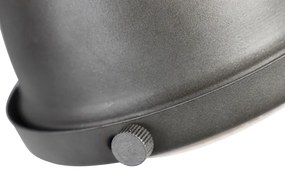 Priemyselné bodové svetlo oceľ s drevom nakloniteľné 3-svetlo - Emado