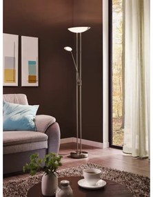 Eglo 93874 - LED stmievateľná lampa BAYA 1 LED/20W + LED/2,5W matný chróm