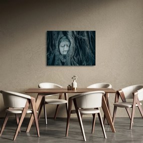 Sklenený obraz - Thajská tvár (70x50 cm)