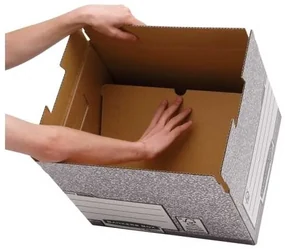 Archivačný kontajner Fellowes Bankers Box Fast Fold - 10 ks, sivá