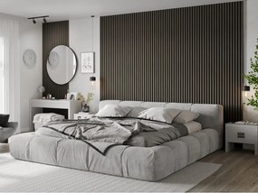 Mexen Lam-F, akustické stenové lamely 275 × 30 cm, plstený podklad 8 mm, technická dyha, dub ónyxový, S105-275307-3015-010