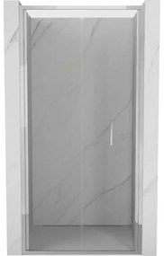 Mexen Exo, skladacie dvere do otvoru 90x200 cm, 6mm číre sklo, chrómový profil, 816-090-000-01-00