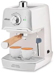 Ufesa CE7238 Cream espresso pákový kávovar, béžová