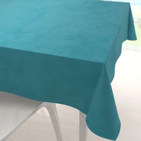 Biante Zamatový štvorcový obrus Velvet Prémium SVP-035 Tyrkysovo modrý 90x90 cm