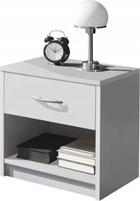 Sconto Nočný stolík BOBO biela