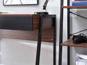 PC stolík Norway (orech tmavý + čierna). Vlastná spoľahlivá doprava až k Vám domov. 1109806
