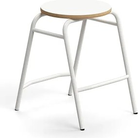 Stolička ALTUS, výška 510 mm, biela