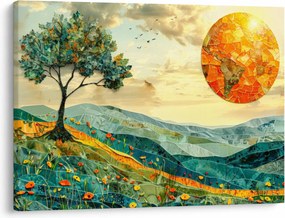 Obraz - Ilustrácia krajiny (70x50 cm)