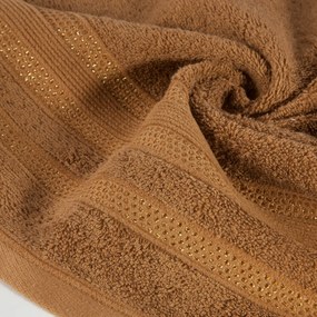 BAVLNENÝ UTERÁK JUDY 50X90 CM HNEDÁ