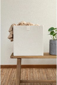 Béžový látkový úložný box 32x31,5x31,5 cm Soft Storage Cube – Bigso