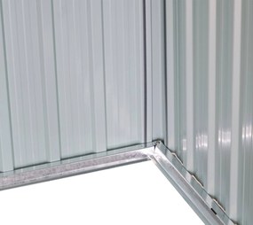 Záhradný domček BestBerg ZD‑808AW / 5,6 m² / 236 × 238 × 203 cm / antracit/biela