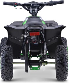 Ramiz Štvorkolka HIPERFECT na batérie zelená 35 km/h + 1000W motor + Nafukovacie kolesá + Nastavenie sedadla