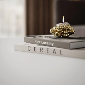 KONFERENČNÝ STOLÍK CHARLES BIELY MATNÝ + ZLATÝ