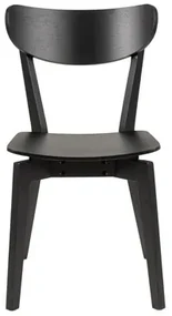 Čierna stolička v retro štýle BLACKY