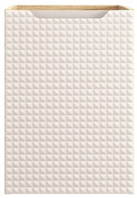 Závěsná skříňka pod umyvadlo Luxor Beige II s deskou 120 cm béžový/dub olejovaný