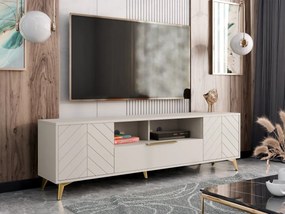TV skrinka/stolík Semprum 2D1SZ (piesková béžová). Vlastná spoľahlivá doprava až k Vám domov. 1122991