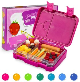 Klarstein Schmatzfatz junior desiatový box, 6 priehradiek, 21,3 x 15 x 4,5 cm, bez BPA