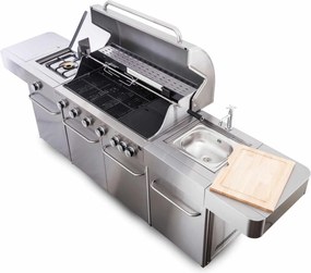 Plynový gril G21 Nevada, BBQ kuchyňa 8 horákov + zadarmo redukčný ventil