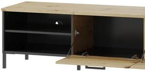 TV stolík Lucas II 25 155 cm dub Artisan/čierny