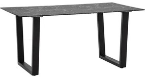 Jedálenský stôl's mramorovým vzhľadom Davidson, 160 x 90 cm