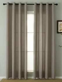 Závesy Zara sivohnedá – 140 × 180 cm (2 ks)