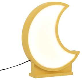 LED Detská stolná lampa MOON LED/12W/230V žltá