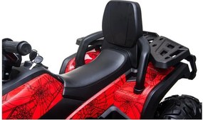 LEAN CARS Elektrická štvorkolka XMX607 červená lakovaná Spider