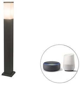 Inteligentný vonkajší lampáš tmavosivý 80 cm vrátane WiFi P45 - Malios