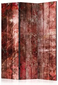 Paraván - Purple Wood [Room Dividers] Veľkosť: 135x172, Verzia: Obojstranný