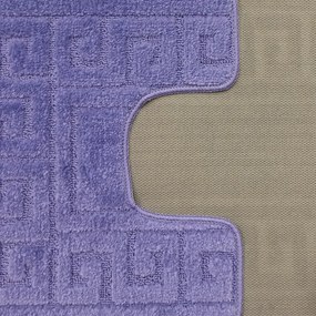 Sada kúpeľňových koberčekov Montana Ethnic Dark Lilac