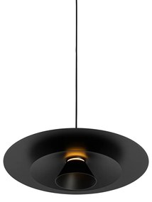 Dizajnové závesné svietidlo čierne vrátane LED 3-stupňové stmievateľné - Pauline
