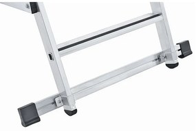 Zarges Hliníkový skladací plošinový rebrík, 7 priečok, výška plošiny 1,8 m