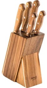 LT2080 SET 5 nožov v bloku WOOD LAMART