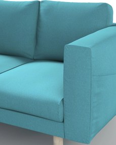 Poťah na sedačku Norsborg (pre 3 osoby) farba produktu modrá látka zapletaná