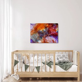 Obraz - Abstraktné atramentové umenie (70x50 cm)