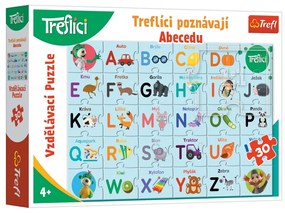 TREFL Puzzle Treflíci poznávají abecedu 30 dílků