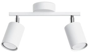 Sollux SL.1124 - Bodové svietidlo LEMMI 2xGU10/40W/230V biela