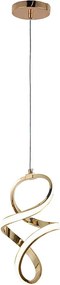 Toolight Toolight, LED závesné svietidlo 24W, 4000K, 4500lm, G074-1CP, zlatá, OSW-08662