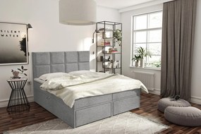Kontinentálna posteľ Hudson Lux 2, Rozmer postele: 160x200, Farby: Muna 08