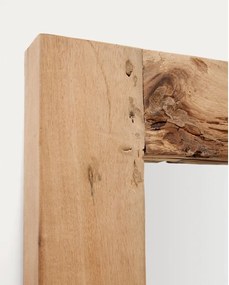 Nástenné zrkadlo s dreveným rámom 50x120 cm Maden – Kave Home