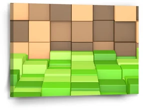 Sablio Obraz Blocks 3D - 90x60 cm