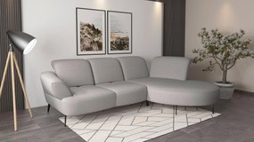XXXLutz ROHOVÁ SEDAČKA, textil, svetlosivá Sit & More - Sedačky - 000144013221