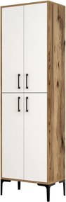 Skriňa Berlin Walnut and White
