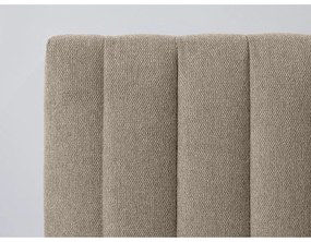 Béžová/prírodná dvojlôžková posteľ s roštom 160x200 cm Oceane – Bobochic Paris